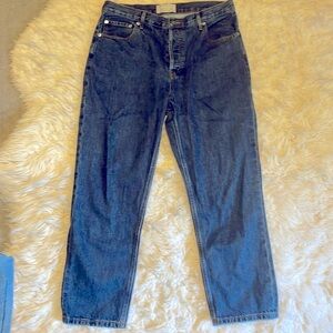 Everlane 90’s cheeky Jean; size 31 ankle; deep vintage blue